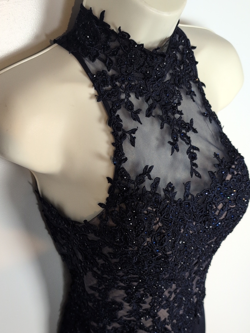 La Femme Beaded Evening Gown - Picture 3 of 10
